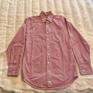 Vineyard Vines Red and White Checkered Shirt